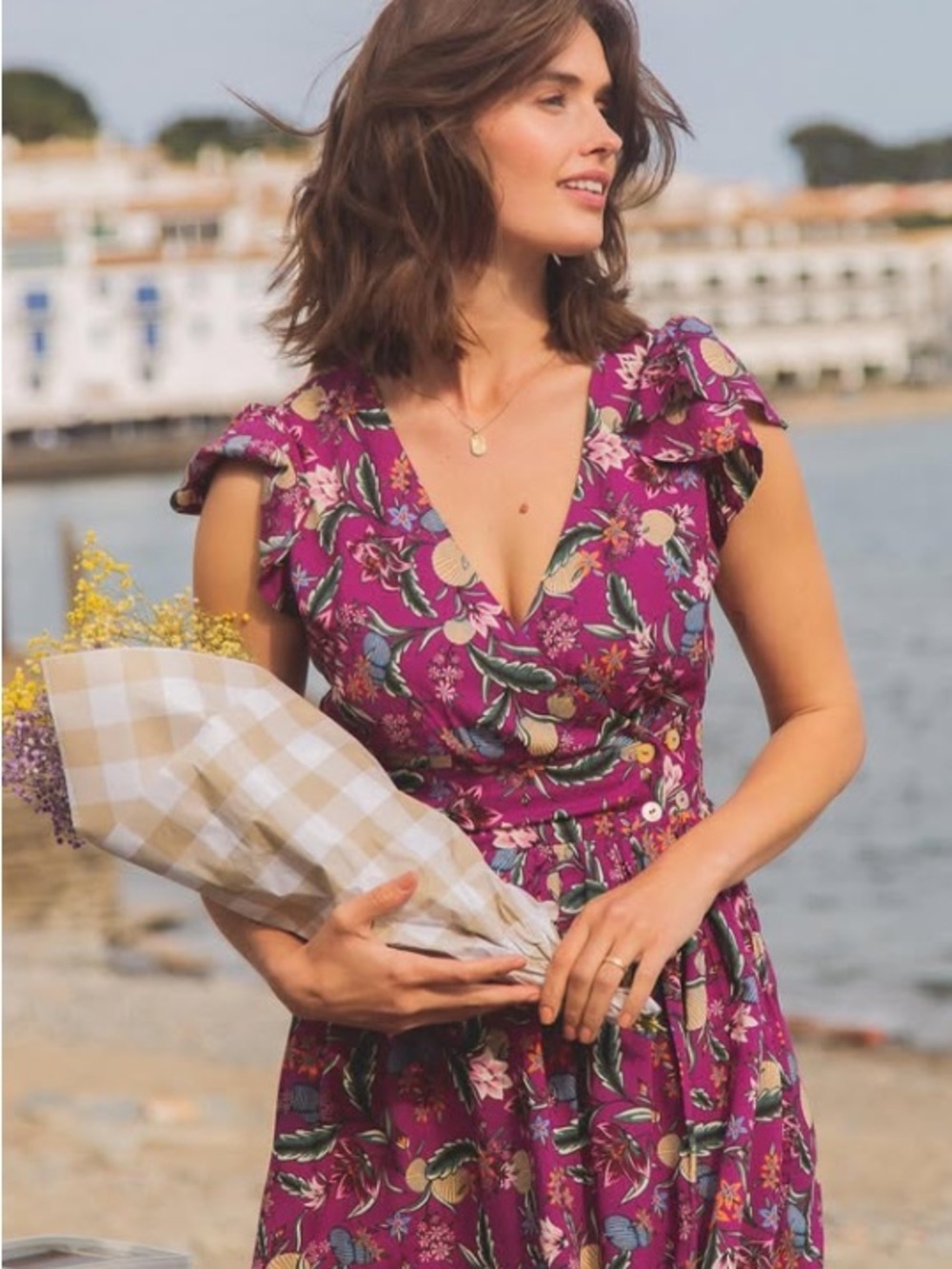 Tamga Adele Dress in Kailini print.